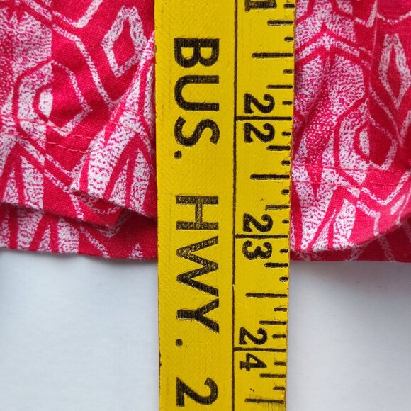 Hurley summer dress women youth size S (6) red lightweight open shoulders straps - Picture 12 of 12